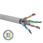 Cat. 6A U/FTP LSZH stranded cable in 500 m reel, gray color 0242