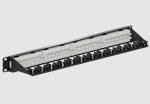 Cat. 6A UTP 1 U 24 ports GIGALAN 500+ patch panel with label holder and cable management system 05618 - Image 2