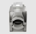 Cat. 6A shielded RJ45 slim keystone jack, tool-less 05834 - Image 2