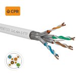 Cat. 6A S/FTP LSZH Dca s2, d2, a1 solid cable in 500 m reel (white or orange color, depending on availability) 0810D2