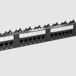 Cat. 6 UTP 1 U 24 ports GIGALAN 350+ patch panel 05617
