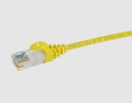 Cat. 6A/6 U/UTP LSZH patch cord 2m, yellow color 67202Y - Image 2