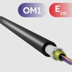 05013  8 fiber OM1 multimode dielectric fiber optic cable [62.5/125 μm] Eca, LSZH jacket