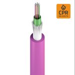 05083 12 fiber OM4 dielectric fiber optic cable [50/125 μm] Dca s1a, d1, a1, LSZH jacket