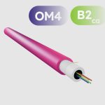 05150 4 fiber OM4 dielectric fiber optic cable [50/125 μm] Cca s1a, d0, a1, LSZH jacket