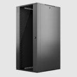 23225  19" wall/floor convertible rack cabinet 25 U 1155x540x600 – Glass, model UNIRACK