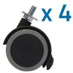 23301  Set of 4 casters for UNIRACK