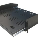 2417 19” pull out shelf for keyboard 2 U (300 mm. deep)