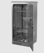 2466IPAG 19" Galvanized steel outdoor rack, IP66, 24 U, 1258x640x640, Highway PLUS model
