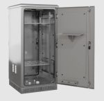 2466IPAG 19" Galvanized steel outdoor rack, IP66, 24 U, 1258x640x640, Highway PLUS model - Image 3
