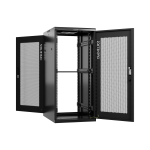 2768PP 19" rack cabinet 27 U 1303x600x800 – Perforated/ Perforated, model Smart Rack Plus - Image 2