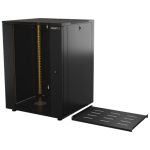 27821  19" Rack for solar batteries 25U, 1155x540x600 mm, BatRack model (includes: 5 shelves) hight resistence