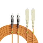 4922/1  OM2 ST-SC Duplex Patch Cord – 50/125 μm, 1 m