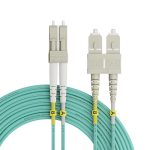4933/10  OM3 LC-SC Duplex Patch Cord – 50/125 μm, 10 m