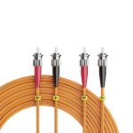 5062/3  OM1 ST-ST Duplex Patch Cord – 62.5/125 μm, 3 m