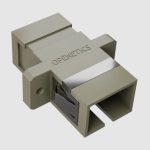 5076  SC/PC simplex OM2 adapter, with flanges