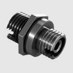 5079  FC/PC simplex OM2 adapter, with flanges
