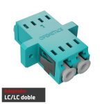 5093  LC/PC duplex OM3 adapter, with flanges