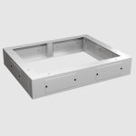 66ZAEG Plinth 100x600x500 mm for 19" weatherproof cabinet IP66.